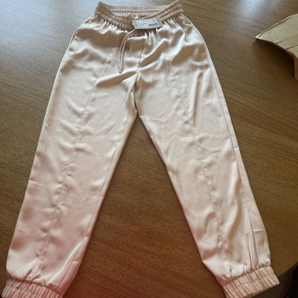 Esqualo Womens Soft Pants Sand/Tan‎ Front Pockets Size 6